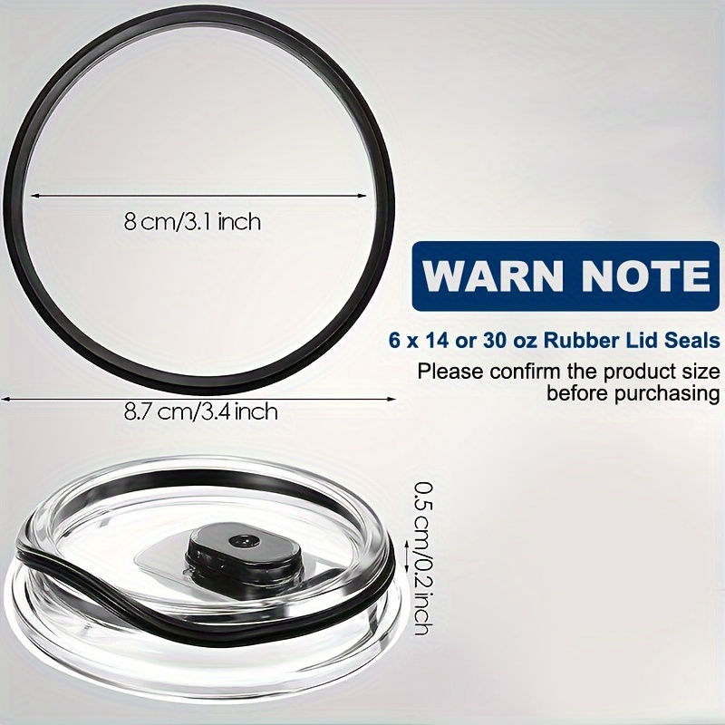 Replacement Rubber Gasket Seal Ring 30 oz Tumbler Vacuum Stainless