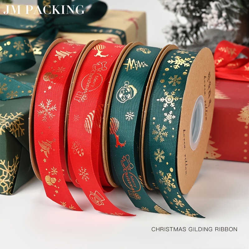 2.5 Width 25 Yards Christmas Ribbon New Christmas Gift - Temu