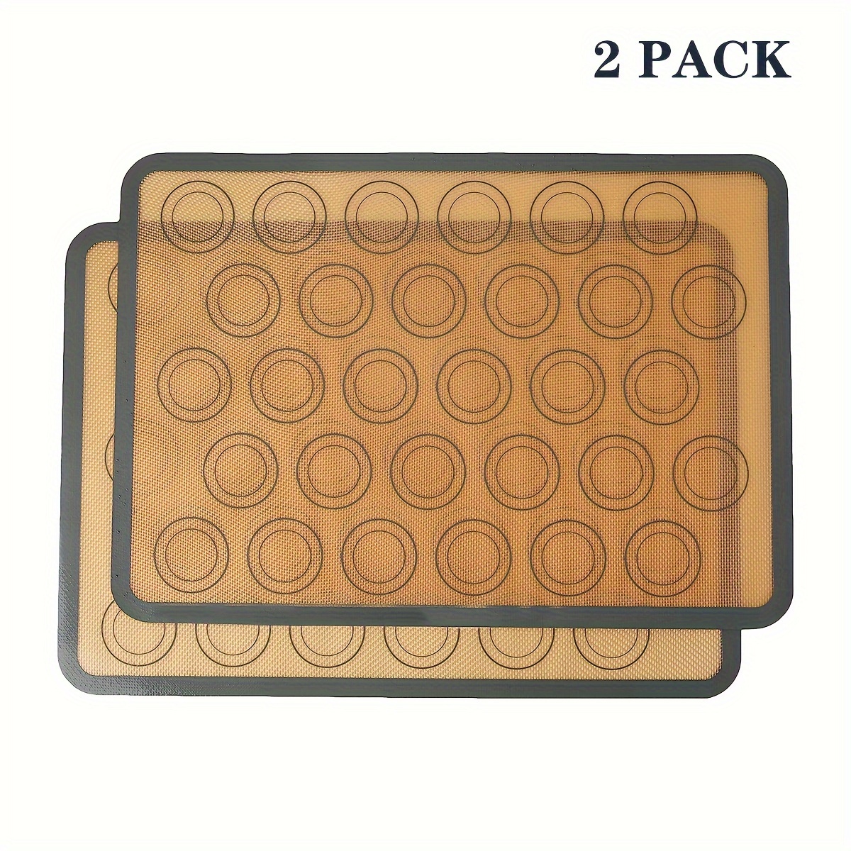 Silicone Baking Mats Nonstick Half Sheets And 1 Oil Brush - Temu