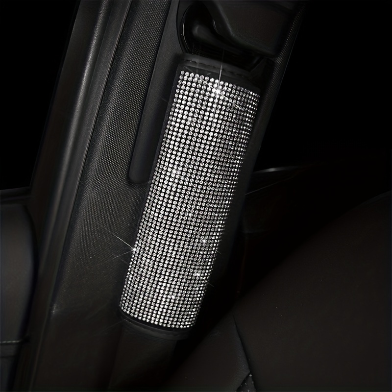 

1pc Car Rhinestone Shoulder Protector Safety Belt Cover, Upgrade Your Car Interior Decoration