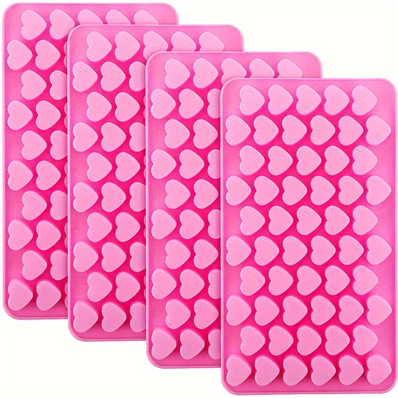 Heart Birthday Cakes Shaped Silicone Mold Fondant Chocolate Mould DIY Cake  Dessert Mould Homes Baking DIY Supplies Candle Molds Silicone Shapes