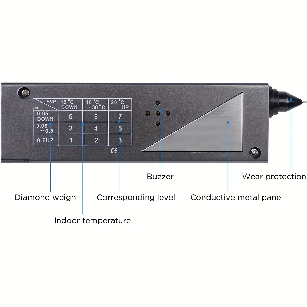 Professional Diamond Selector II, Gem Tester Pen Portable