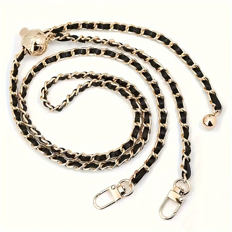 Purse Chain Strap Crossbody Bag Chains Strap Handbag Shoulder Bag Chain  Replacement Leather Chain Straps with Metal Buckles