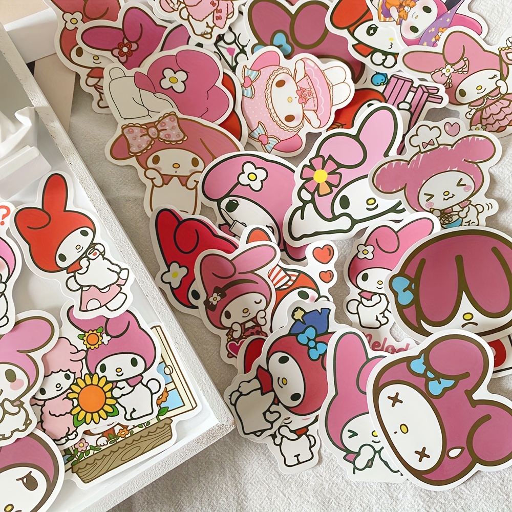 Kuromi And My Melody Stickers Pack, 50pcs Cute My Melody Kuromi Sanrio  Stickers For Laptop Water Bottle Travel Case Phone Skateboard - Vinyl  Waterproo