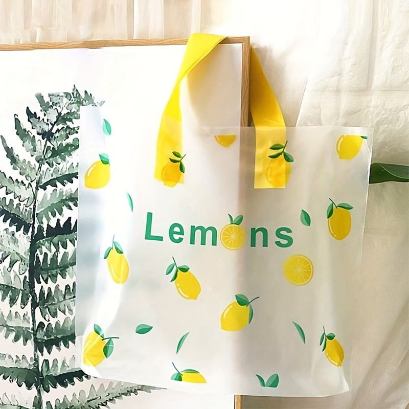 Reusable Tote Large Lemon Bag