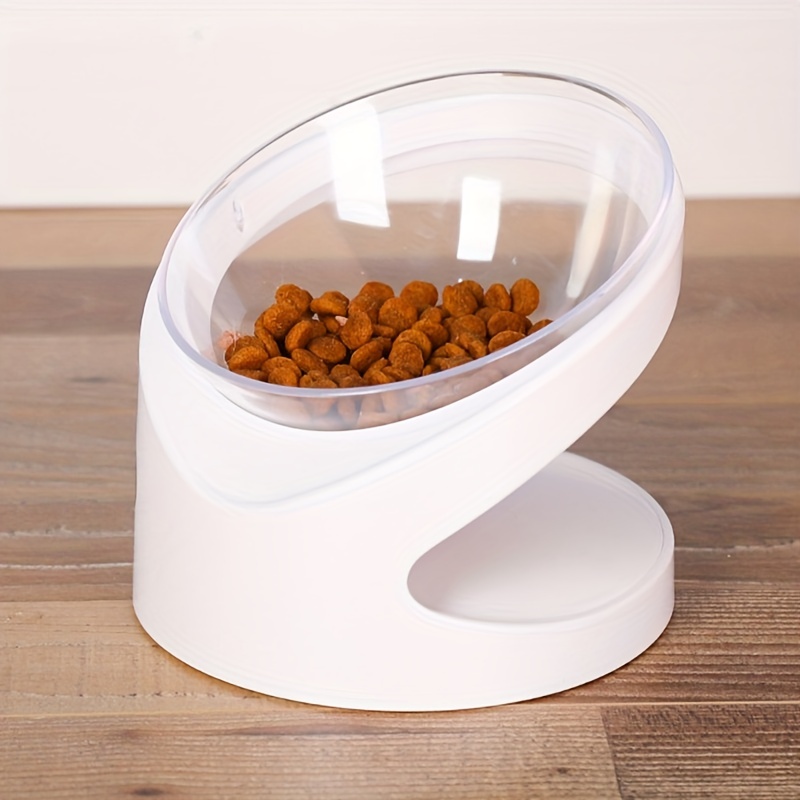 1pc Elevated Pet Food Bowl With Stand, Raised Cat Inclined Feeder Bowl For  Food And Water, Cat Bowl Feeder For Neck Protection