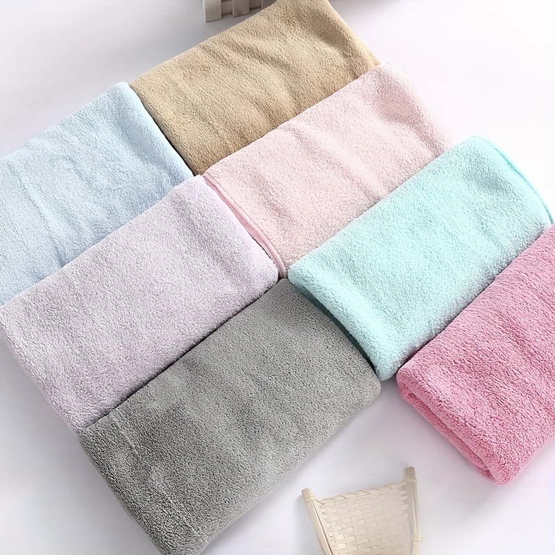 Acheter 30X30cm serviette en microfibre ménage salle de bain serviette de  visage couleur unie séchage rapide serviette de cheveux femmes petite  serviette absorbante serviette de visage