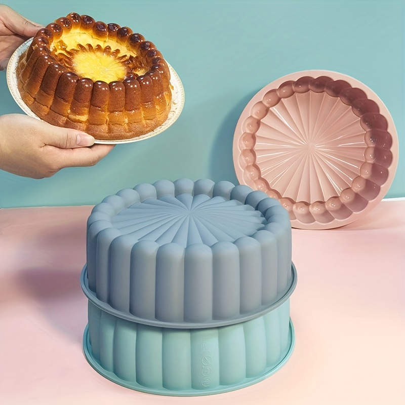 1pc Charlotte Cake Pan 10 24 Silicone Baking Cake Pan Flower - Temu