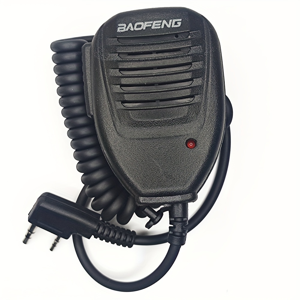Baofeng K-port Hand Microphone For Walkie Talkie Bf-888s Uv-5r Uv-82 Uv-s9  Uv-10r, Two Way Radios Speaker Temu