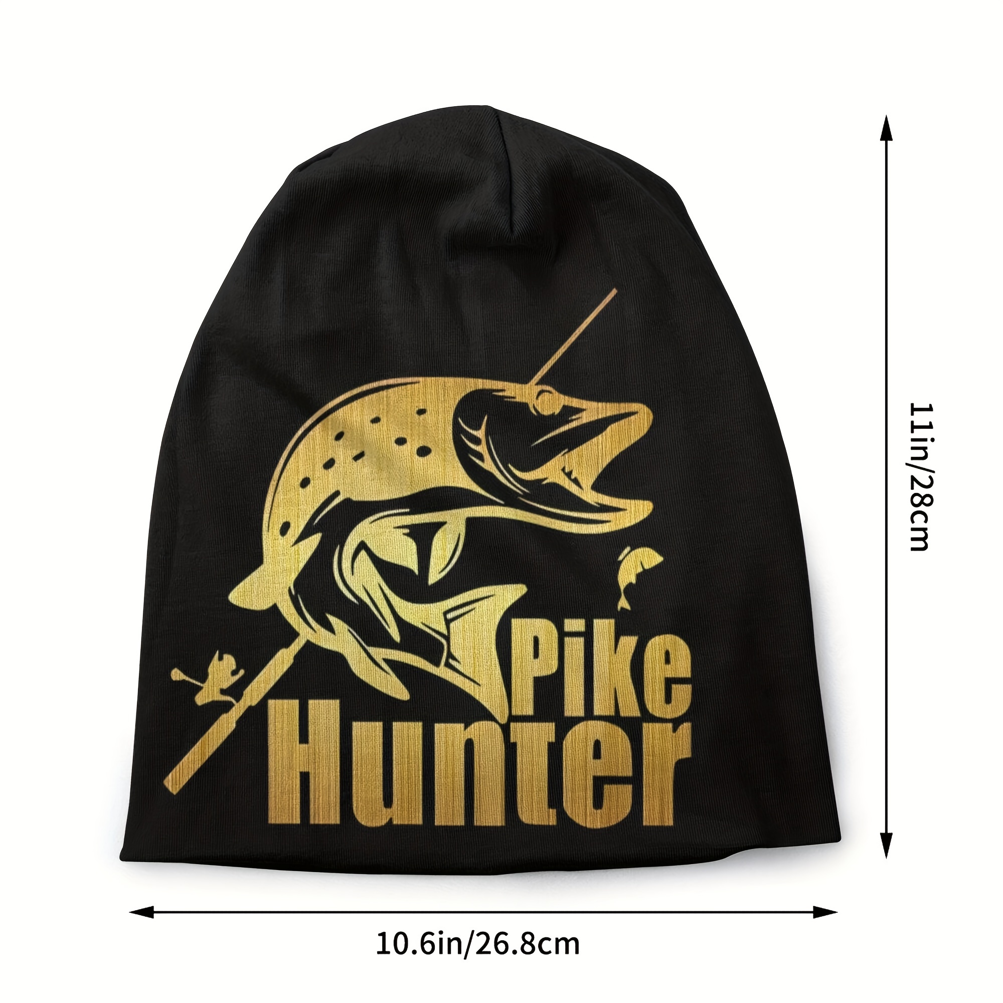 1pc Pike Hunter Fish Skullies Beanies Hats Men Fishing - Jewelry &  Accessories - Temu Bahrain