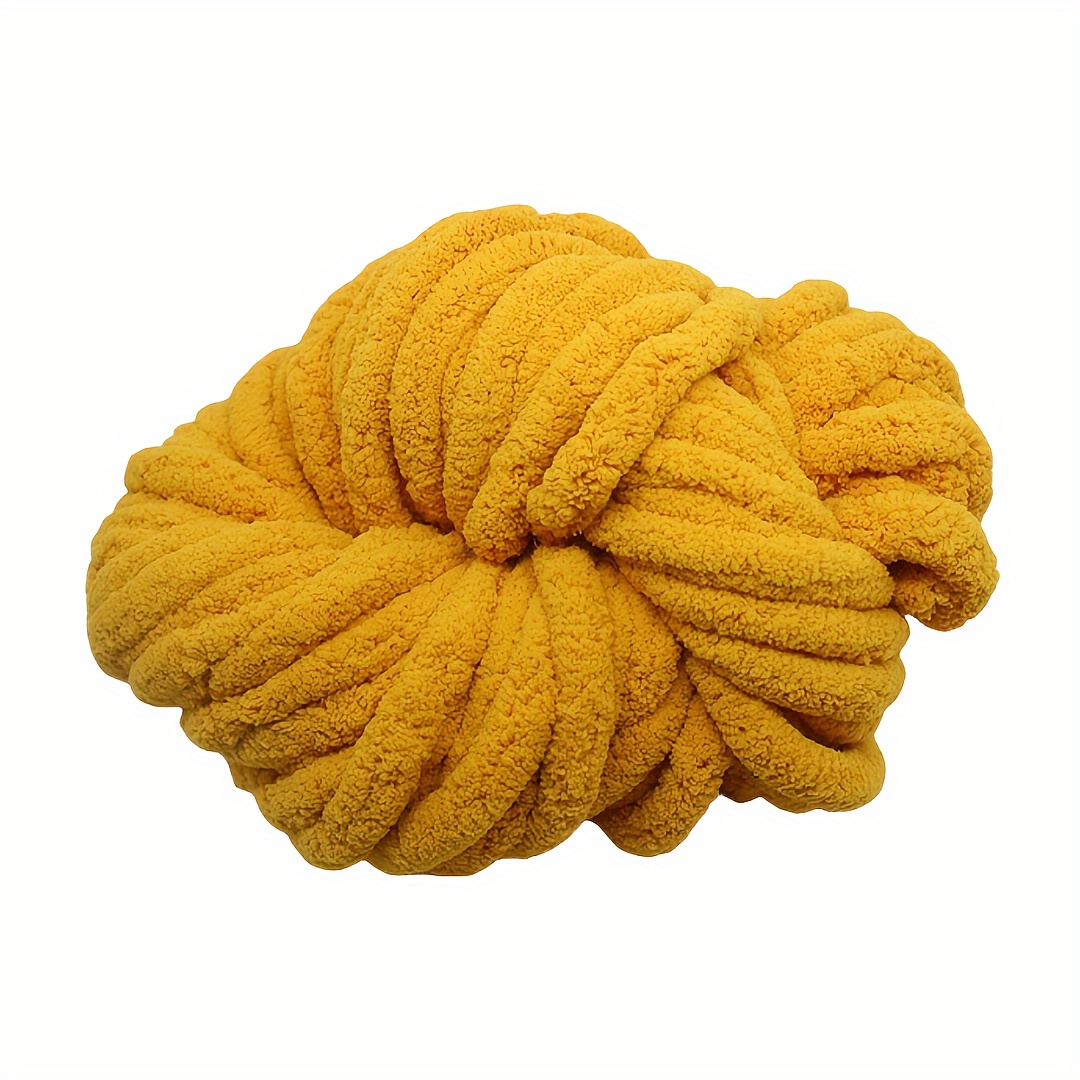 

Chunky Chenille Yarn - 250g, 2cm Icelandic Fleece For Cozy Blankets, Sofa Cushions & Diy Crafts - In Multiple Colors