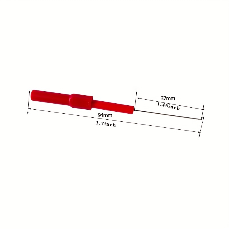 Broches de sonde arrière multimètre d'isolation flexible, sondes