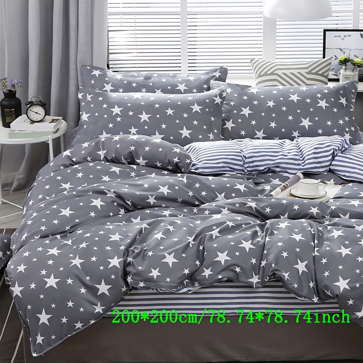 3pcs Starry Radiance Duvet Cover Set