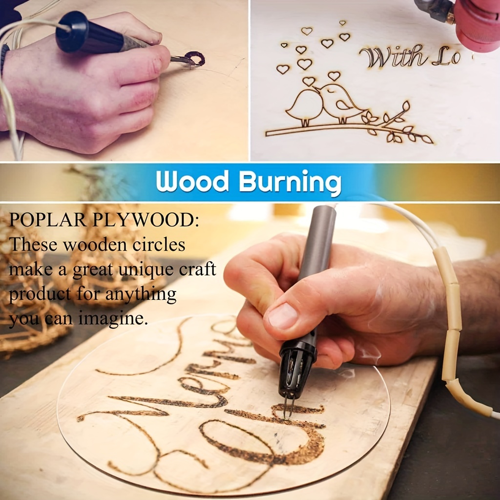 Wood Blank Rounds Wooden Cutouts For Crafts Door Hanger Door - Temu