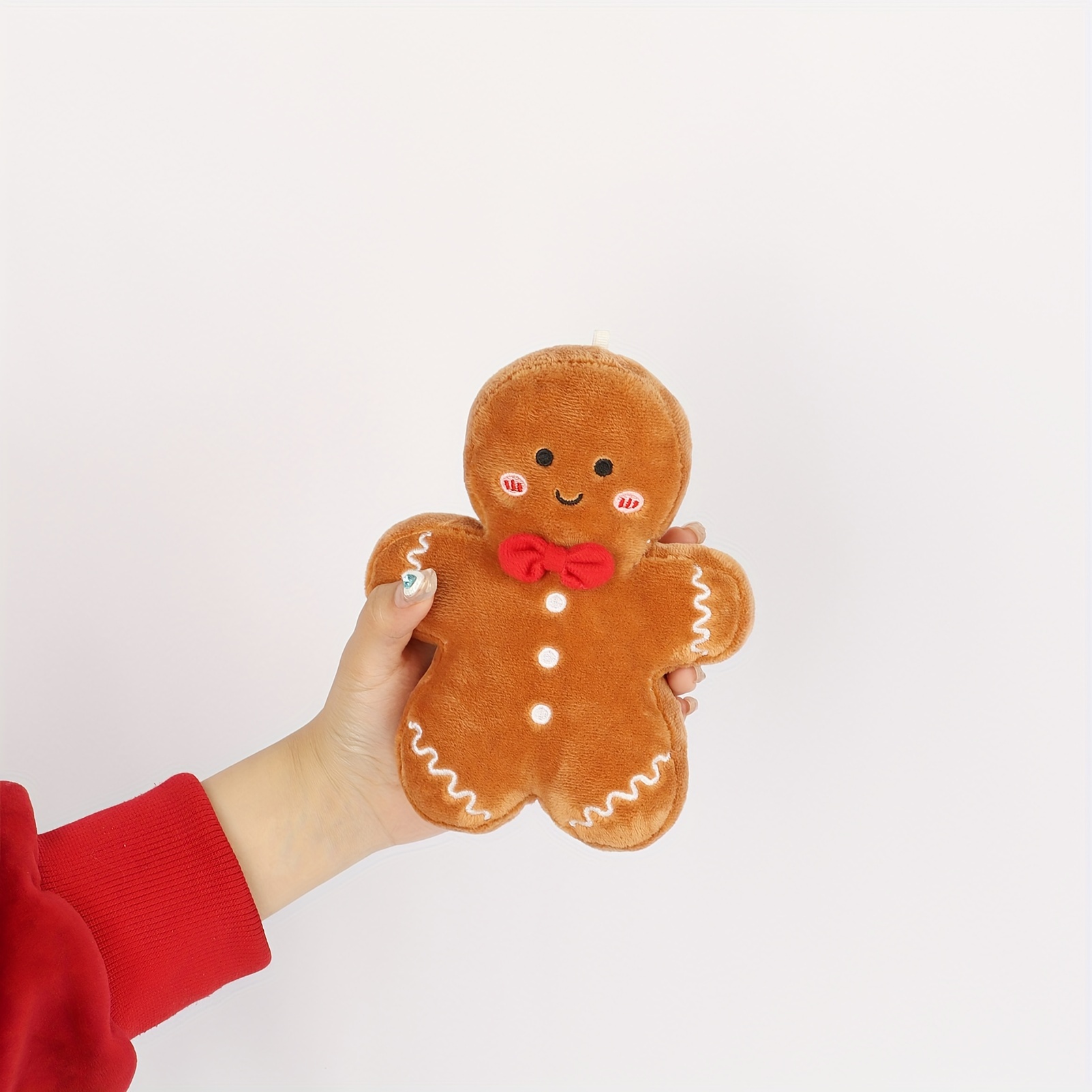 6" Gingerbread Man Toy Plush Stuffed Doll Christmas Tree Decoration