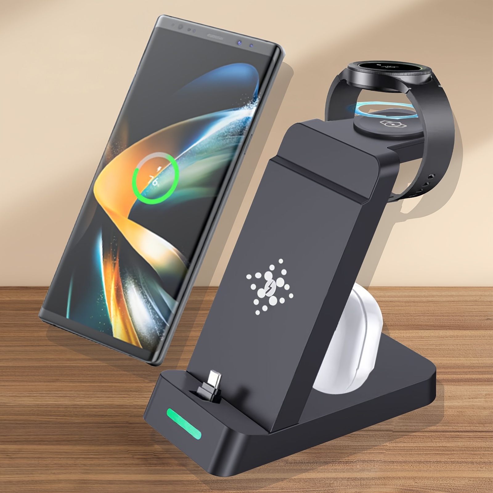 Wireless Charger Multi device Charging Station 3 in 1 Fast - Temu