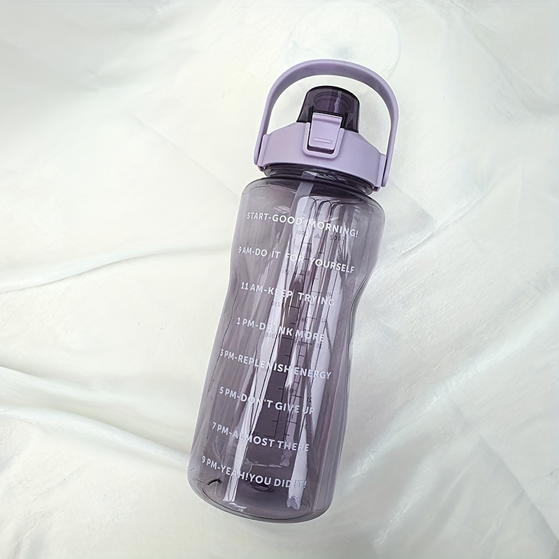 Large Capacity Sports Water Bottle With Straw Stay Hydrated - Temu