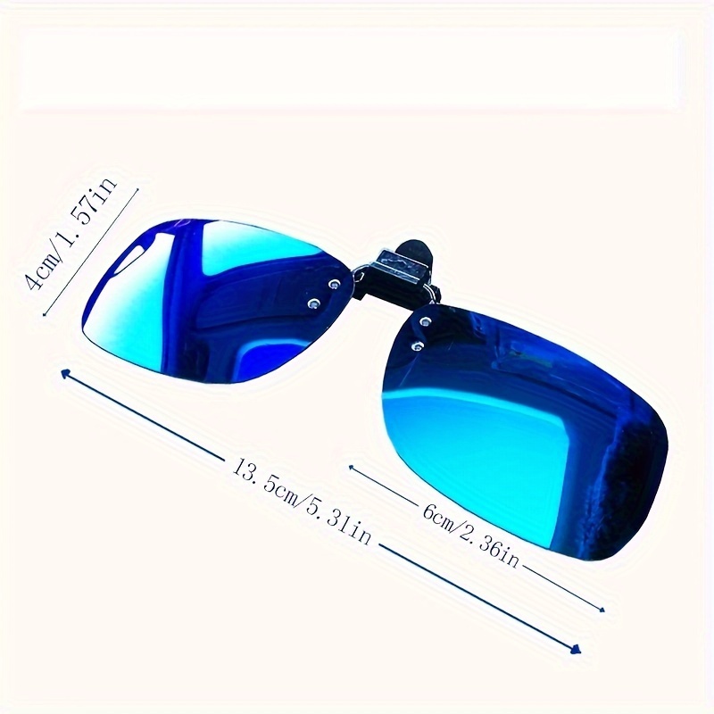 Premium Cool Clip On Sunglasses Polarized Rectangle Sunglasses Lens For Men  Women Outdoor Sports Vacation Travel Driving Fishing Supplies Photo Prop -  Jewelry & Accessories - Temu Canada