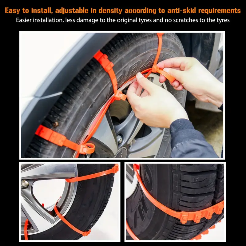 Universal Car Styling Chains Adjustable Nylon Suv Wheel - Temu