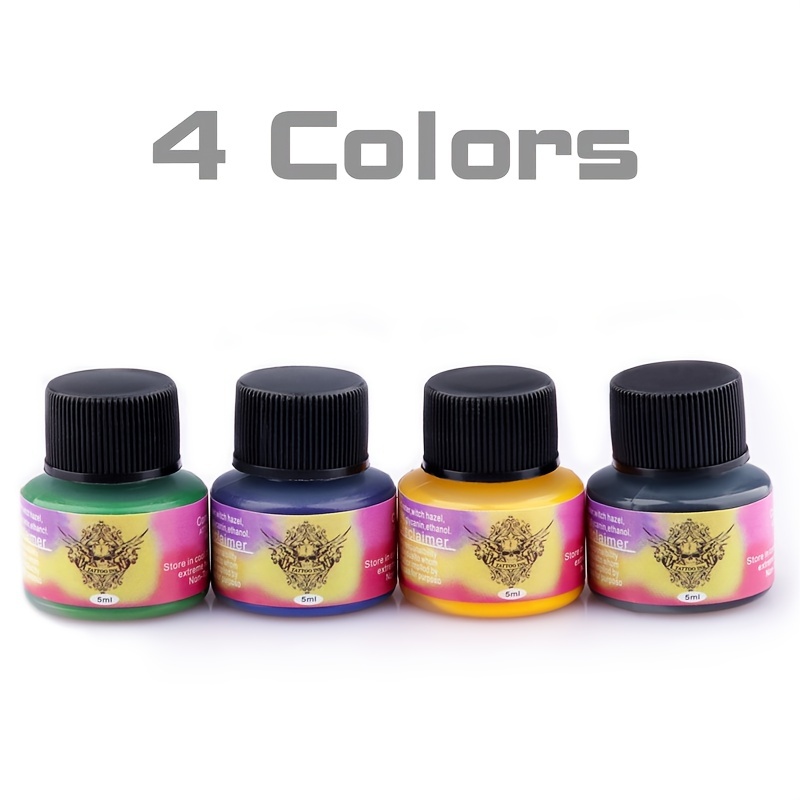 4/6/10 Color Tattoo Ink Set Professional Tattoo Pigment Set - Temu