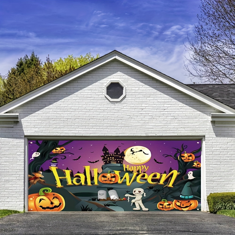 Halloween Decorated Banner Happy Halloween Banner Large Size ...