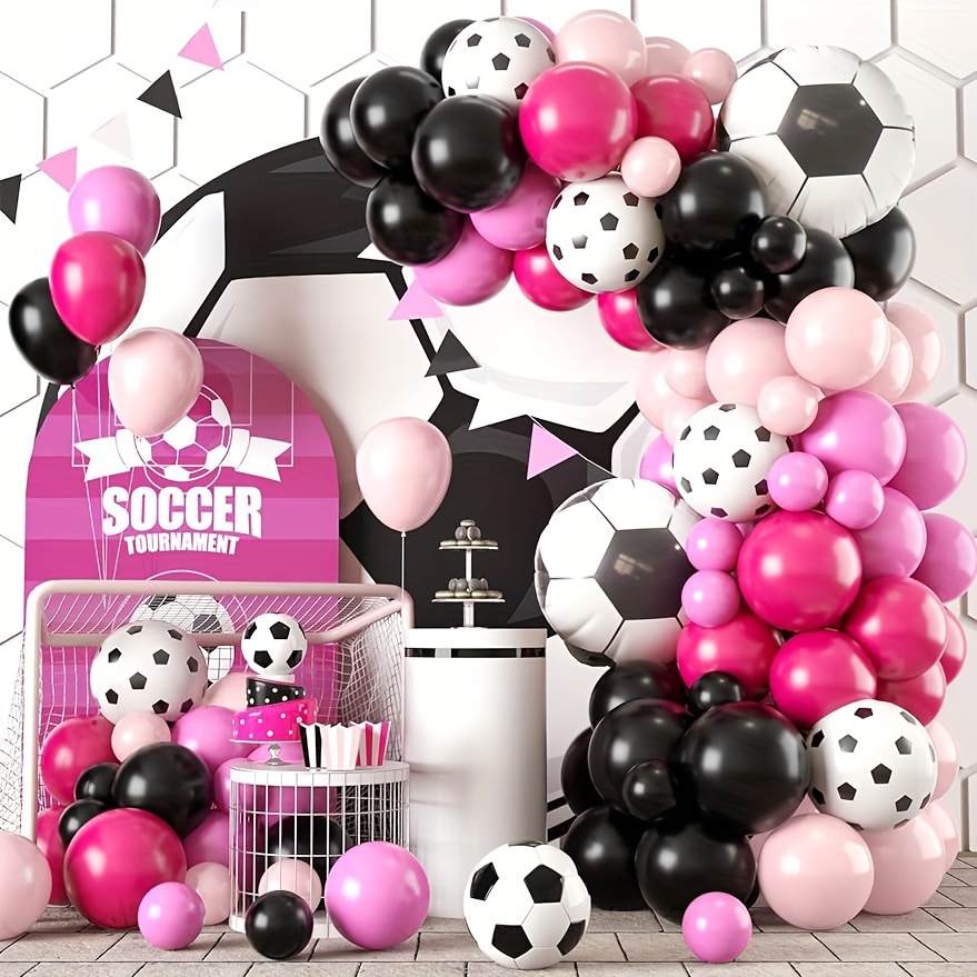 Globos de fútbol, decoraciones de fiesta de fútbol, globos de trofeo para  hombres y niños, fiesta de cumpleaños, fiesta temática de fútbol
