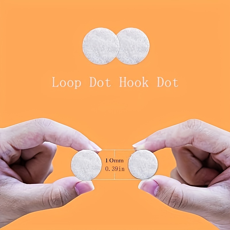 Self Adhesive Dot 216 Pcs Sticky Back Hook And Loop Coins