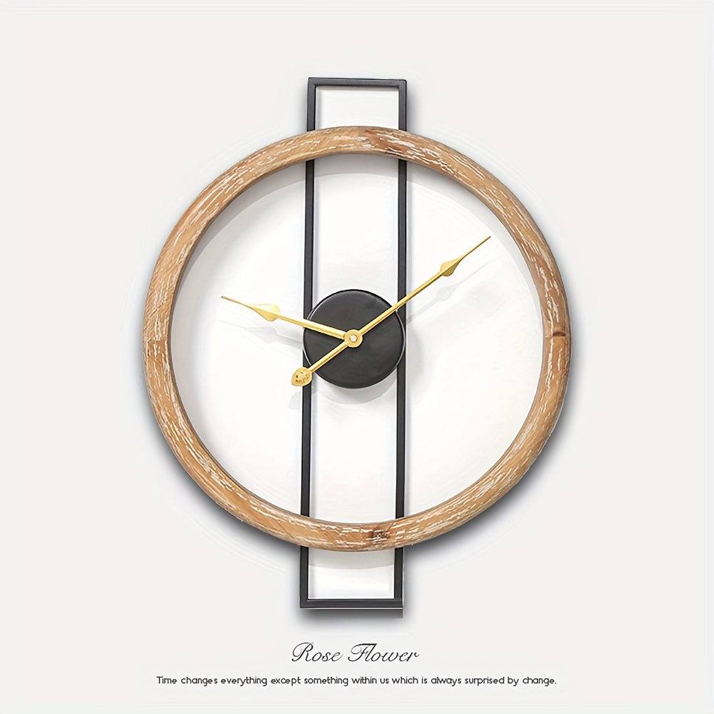 Generic Le Temps des Sorciers : Horloge Murale en Bois Inspirée de