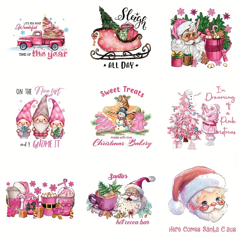 Santa Claus Ho Ho Ho Diy Iron On Transfers Stickers For T - Temu