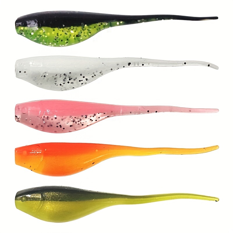 Ghotda 5pcs * Fishing Lures 10cm Artificial Baits Wobblers Soft Lures Shad  Carp Silicone Soft Baits