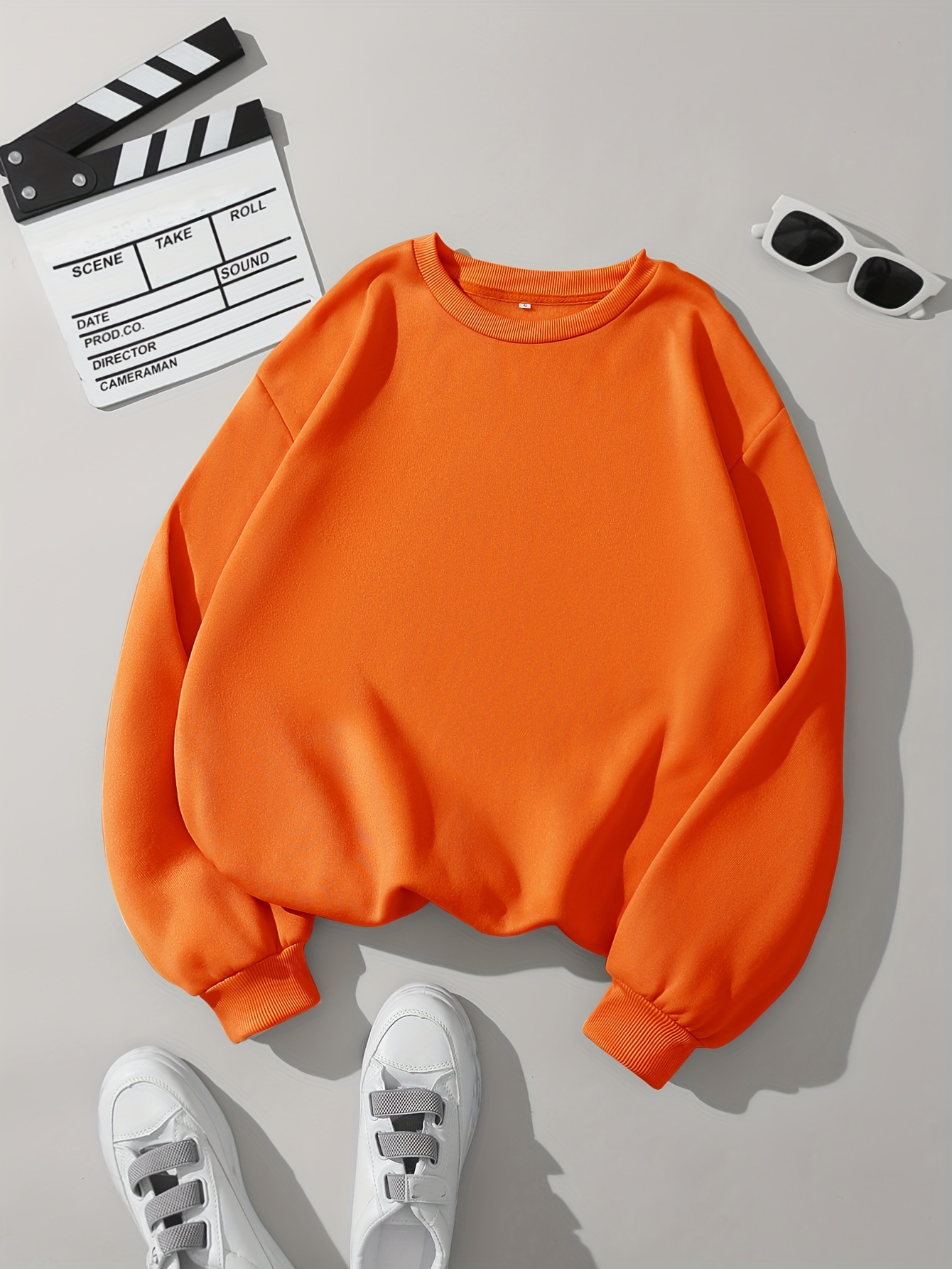 Sudadera naranja online mujer