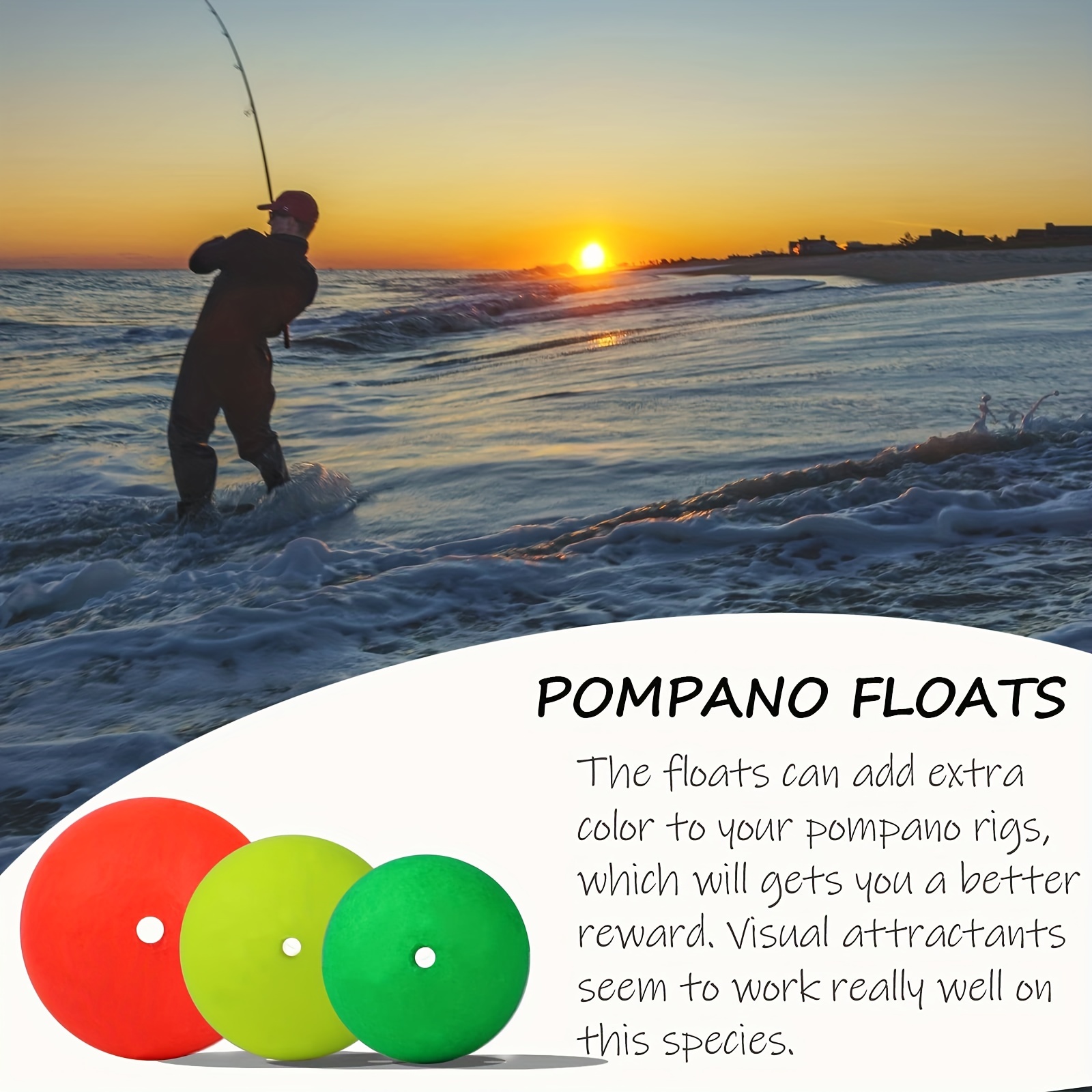 Rigs Foam Floats Bright Fly Fishing Floats Pompano - Temu