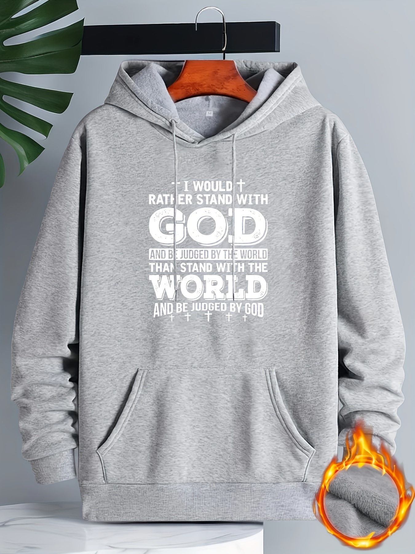Stand God Letter Print Hoodies Men Graphic Sweatshirt - Temu Australia