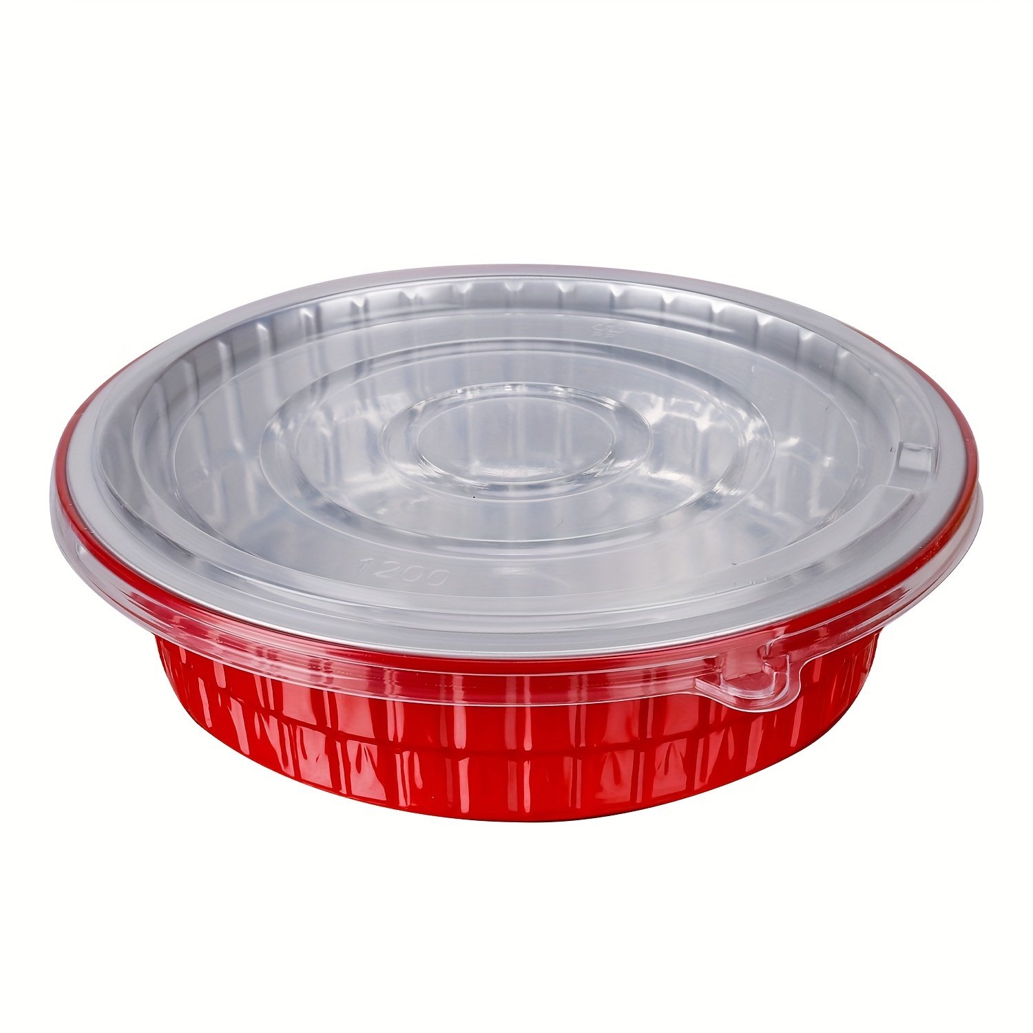 7 Round Aluminum Foil Take-Out Pans, Disposable Food Tin