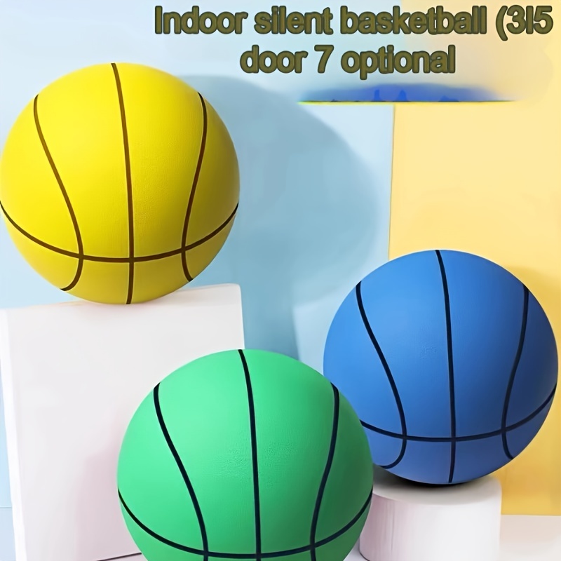 1 Balle De Basket Silencieuse, Jouets De Basket Silencieux