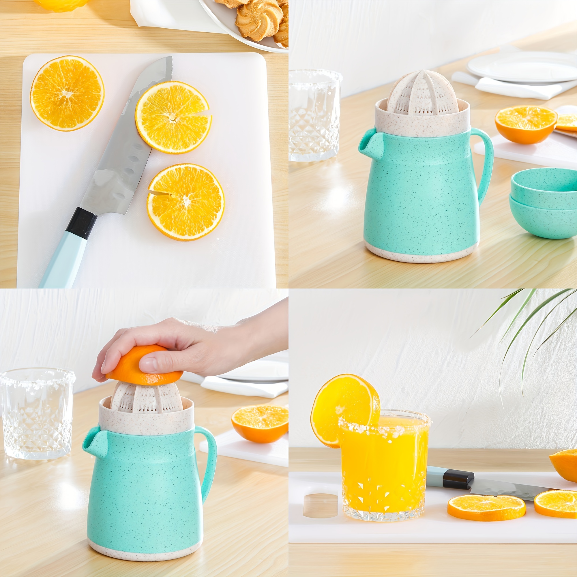 Manual Fruit Juicer, Lemon Squeezer Hand Juicer, Portable Fruit