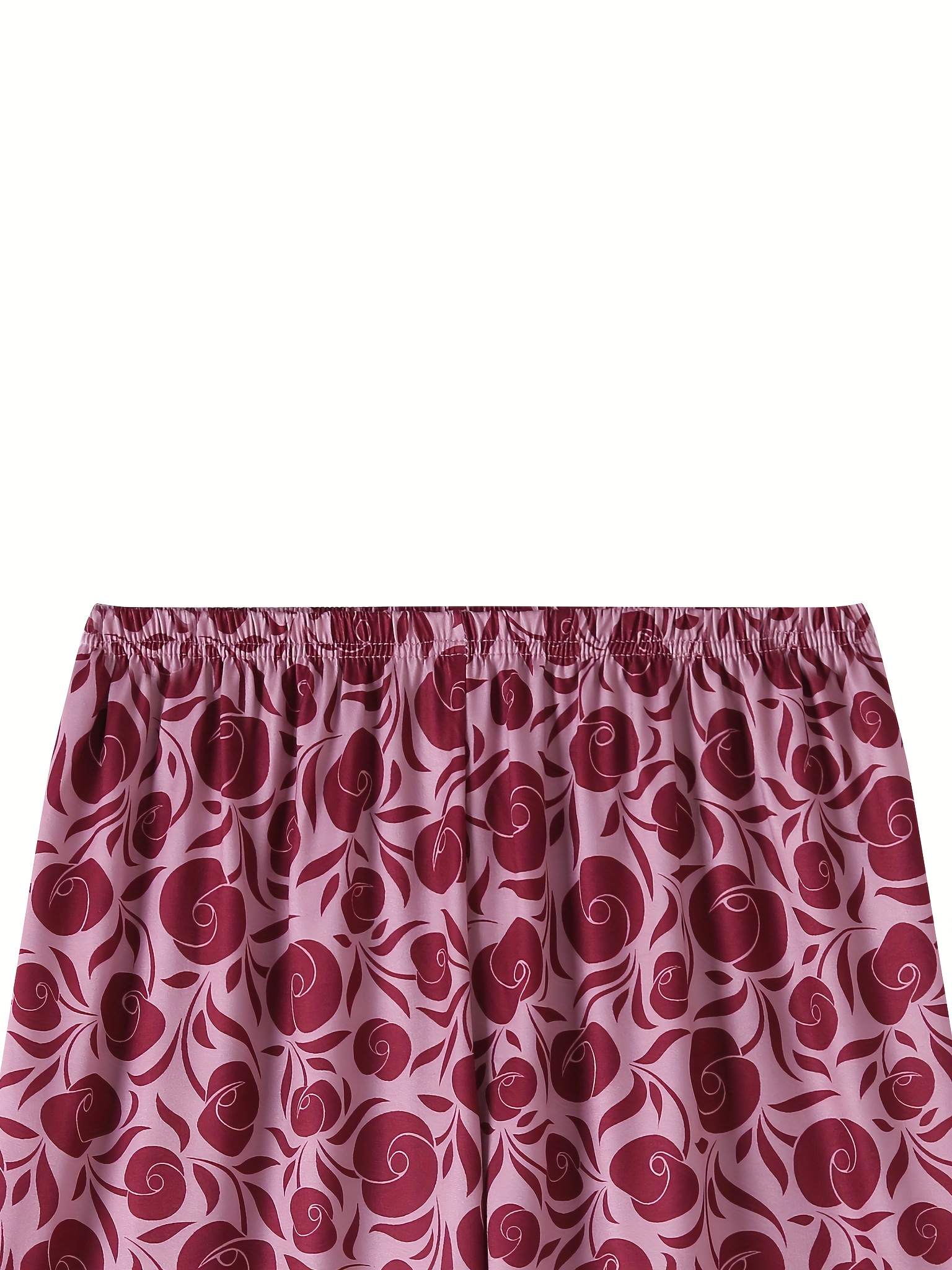 2 Pack Plus Size Boho Pajama Bottoms Set Women's Plus
