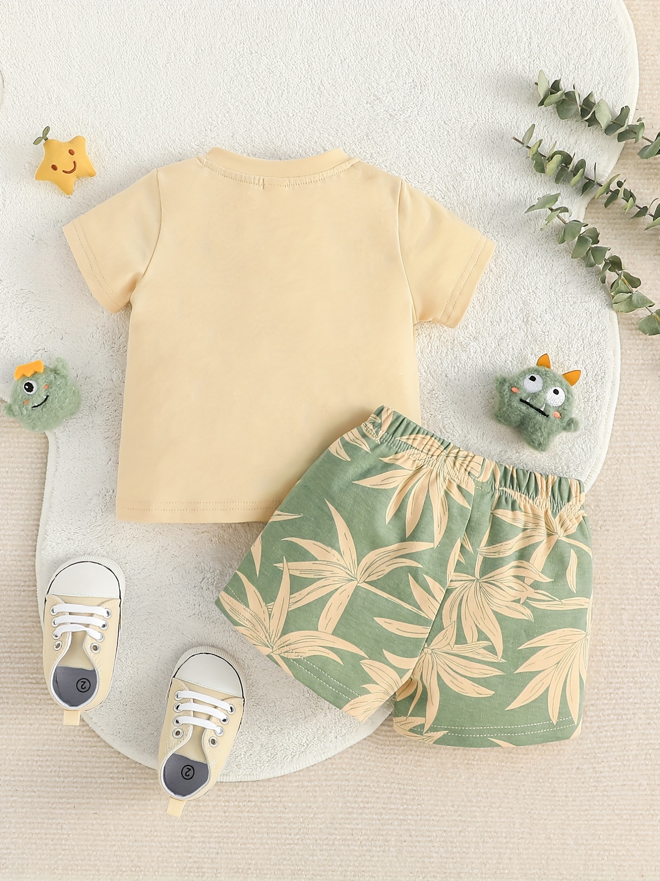  Newborn Baby Boy Girl Waffle Cotton Shorts Set Summer Solid  T-Shirt Tops High Waist Drawstring Casual Shorts Outfit (Brown,0-6 Months):  Clothing, Shoes & Jewelry