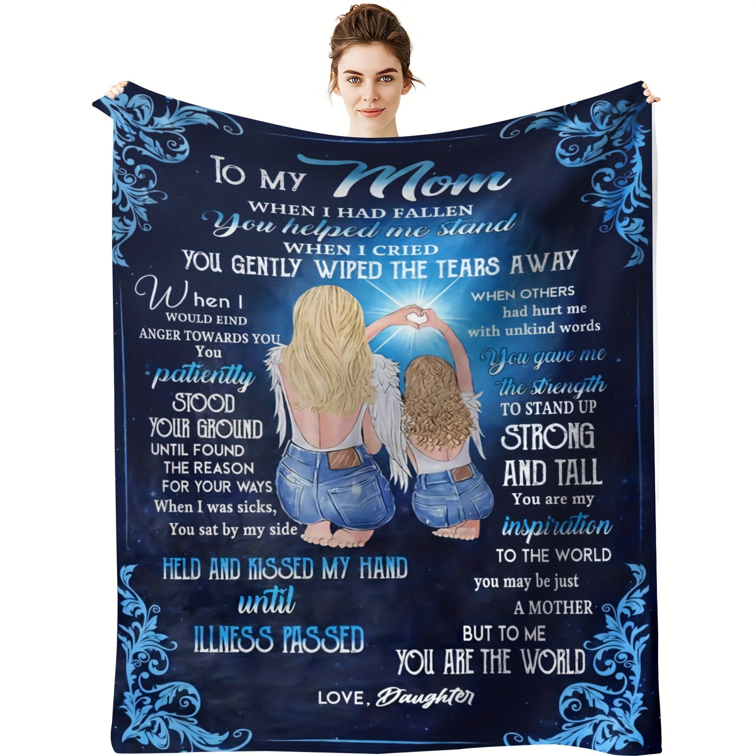 Gifts For Mom Blanket Mom Gifts From Daughter Son Best Mom - Temu