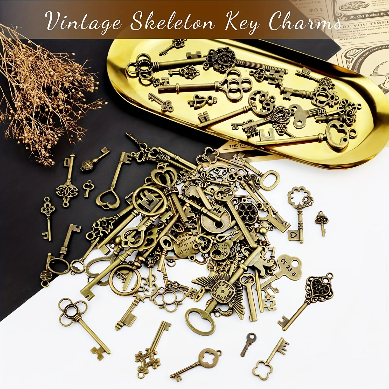 Skeleton Key Charms