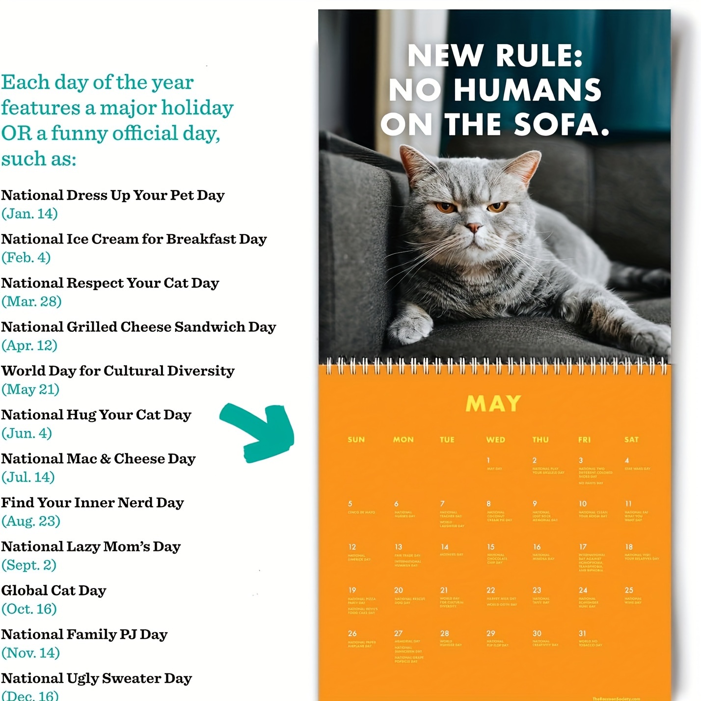 2024 Cute Cat Calendar Pissed off Cats Calendar Angry - Temu