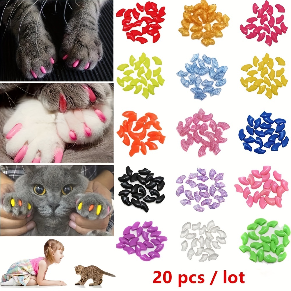 Silicone cat nail outlet covers