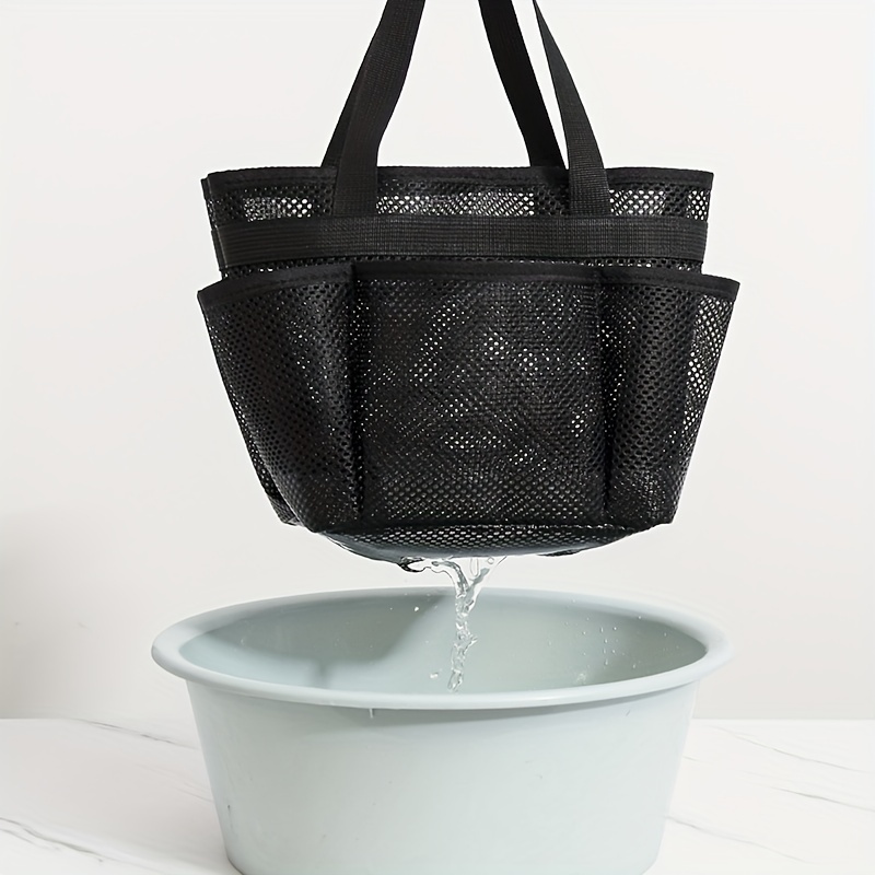 Large Capacity Mesh Beach Bag Multifunctional Foldable Handbag