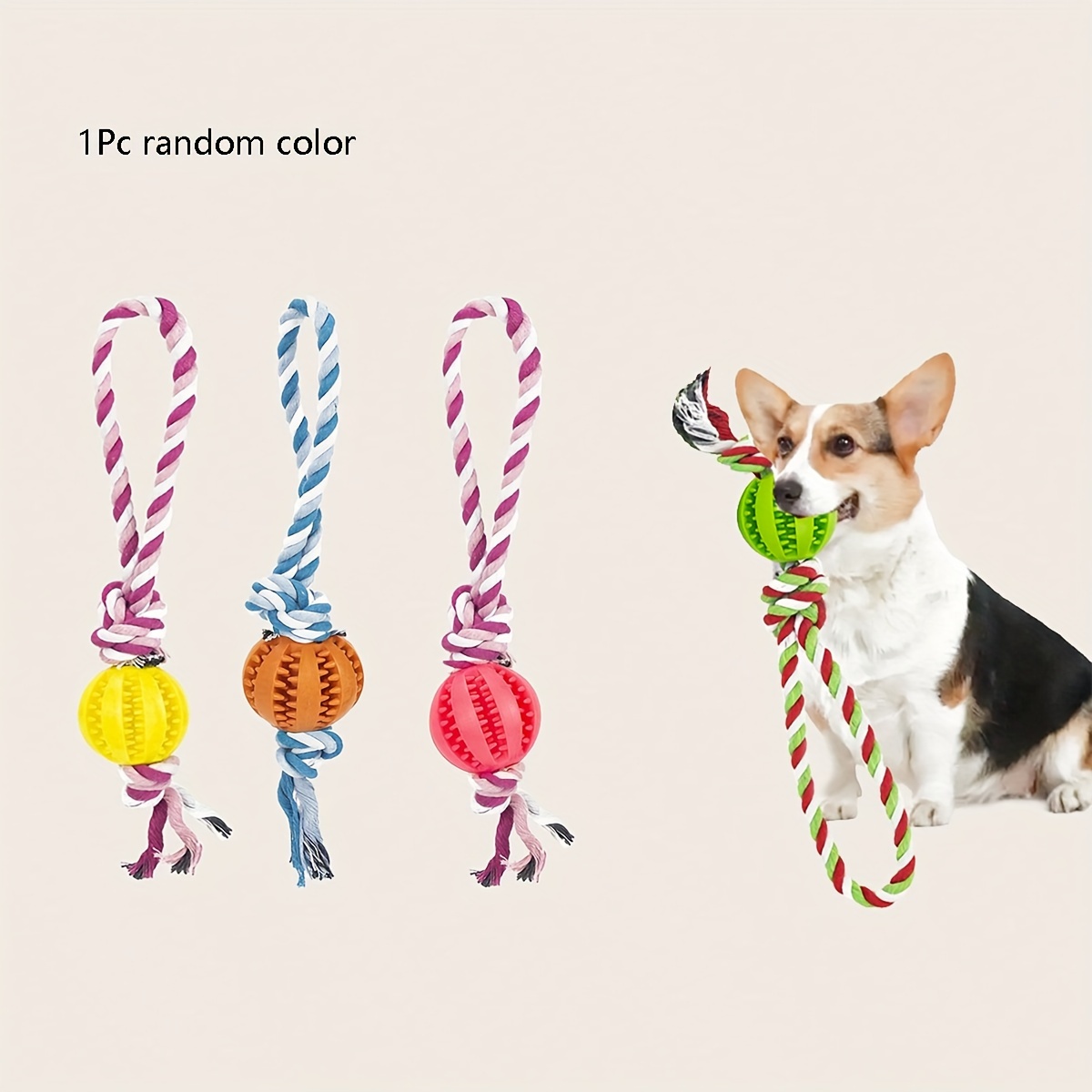 IFOYO Dog Outdoor Bungee Hanging Toy, Spring Pole Dog Rope Toys for Bite  Training, Pull Exercise and Fun, Tether Tug of War Play Toy with 2 Dog Chew