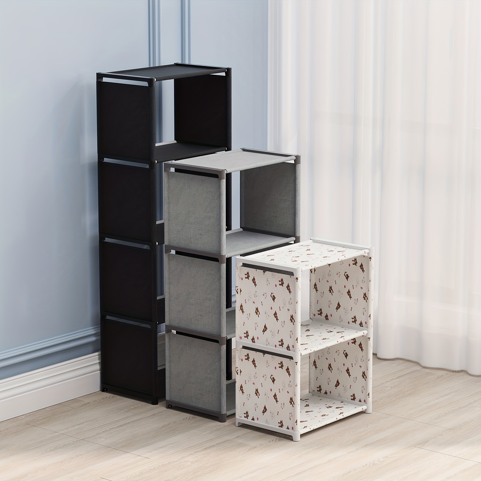 TomCare Cube Storage 9-Cube Metal Wire Cube Storage Storage Cubes