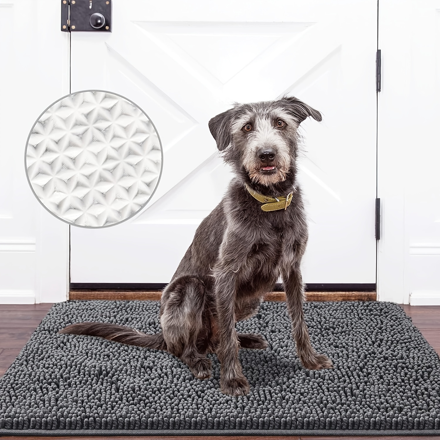 Dog Door Mat For Muddy Paws Absorbs Moisture And Dirt - Temu