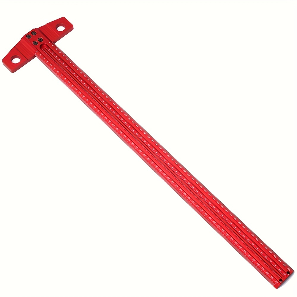 Aluminum Alloy Precision Marking T ruler Woodworking Hole - Temu