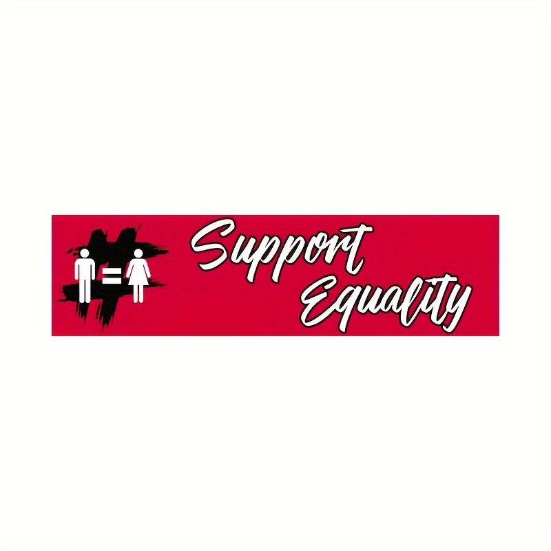 Support Equal Stickers Decals Car Bumper Stickers Used - Temu Canada