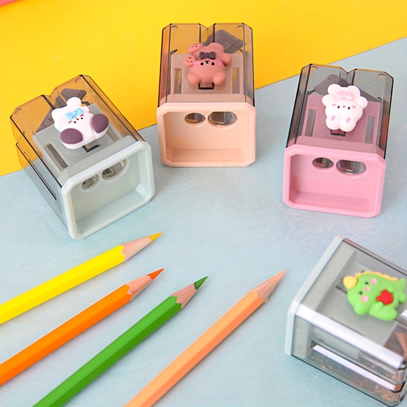 Outils De Peinture Pour Enfants Taille-crayon Animal De Dessin Animé Mini  Taille-crayon - Temu France
