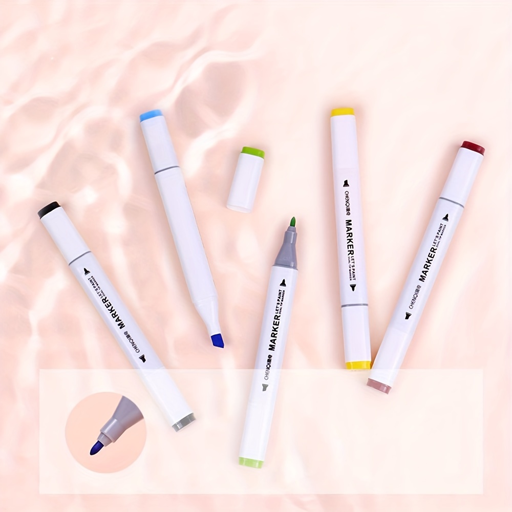 60 Colors Art Markers Dual Tip Drawing Pens For Artist - Temu